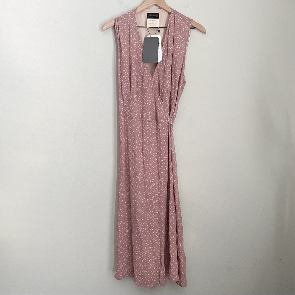 FAUXGERTY the florence midi floral dress NWT